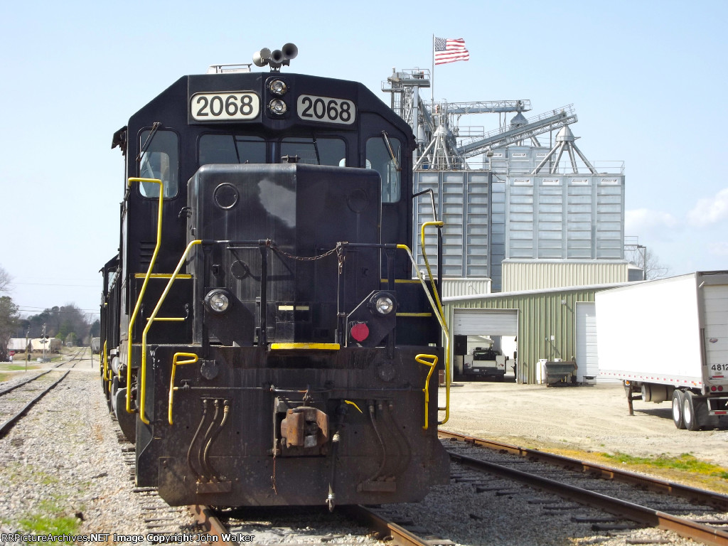 Nash County RR with visible spot where G&O's wing was located